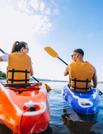 Experience white-water rapids and scenic river kayaking across torrential mountain rivers.